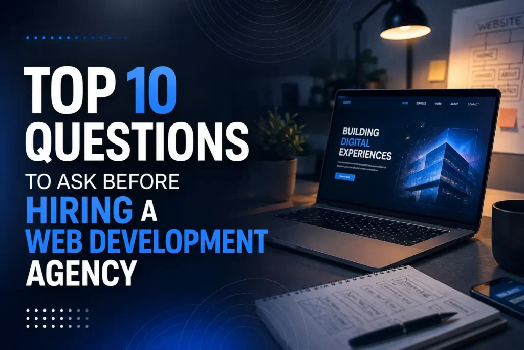 Top 10 Questions to Ask Before Hiring a Web Agency